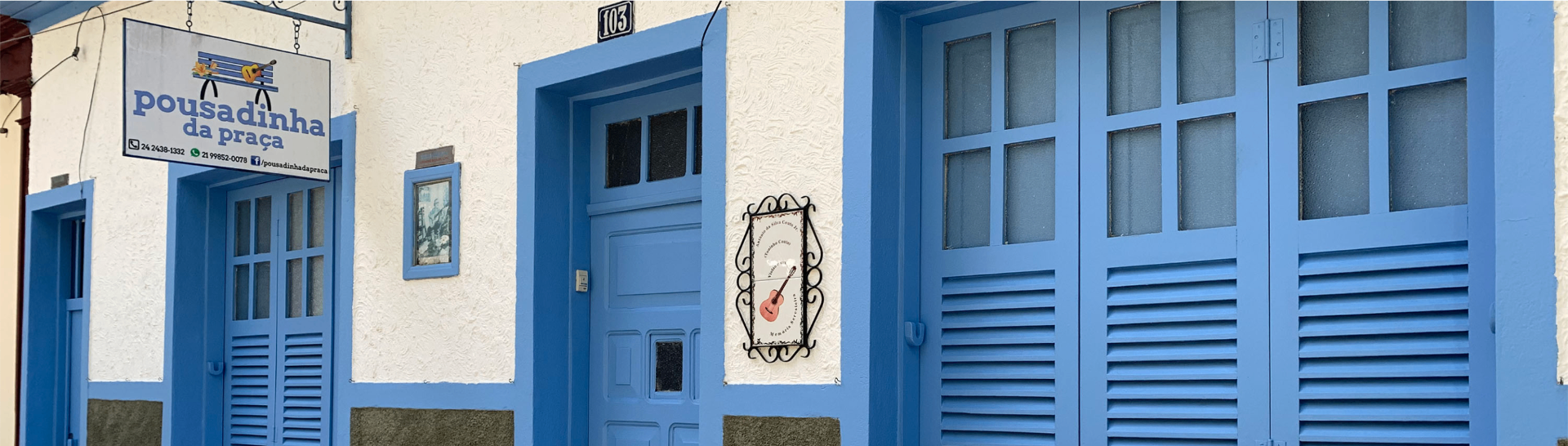 Placa da Pousadinha da Praça